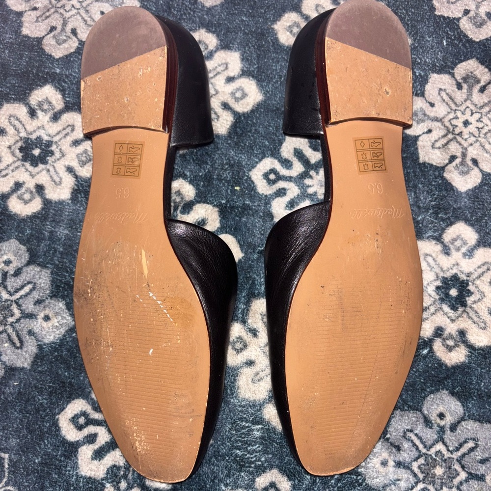 Madewell Black Leather Flats - Picture 5 of 5